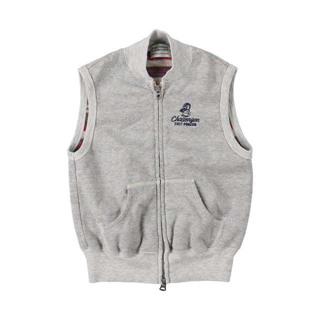 Inlay Striped PENNIE Vest （GRAY）