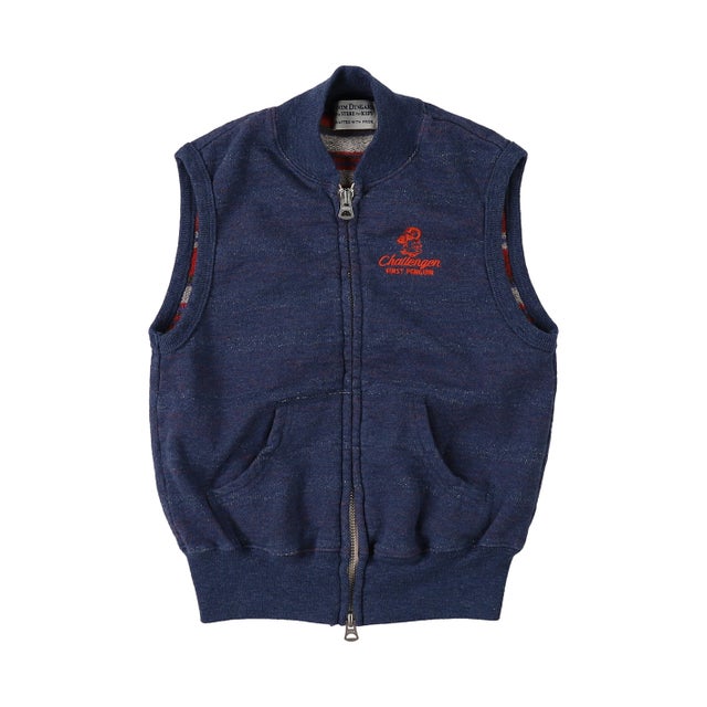 Inlay Striped PENNIE Vest （NAVY）