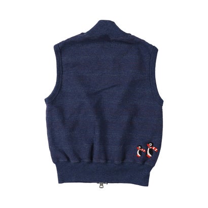 Inlay Striped PENNIE Vest （NAVY）｜詳細画像