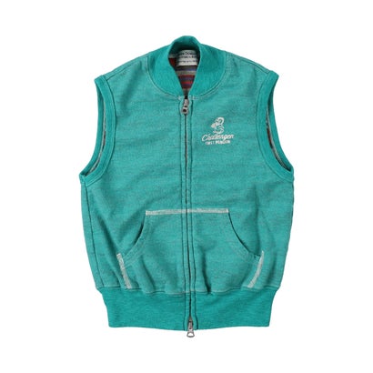 Inlay Striped PENNIE Vest （LIGHT GREEN）｜詳細画像