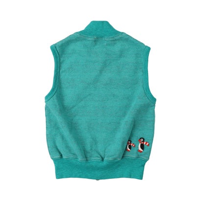 Inlay Striped PENNIE Vest （LIGHT GREEN）｜詳細画像