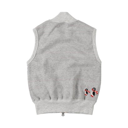 Inlay Striped PENNIE Vest （GRAY）｜詳細画像