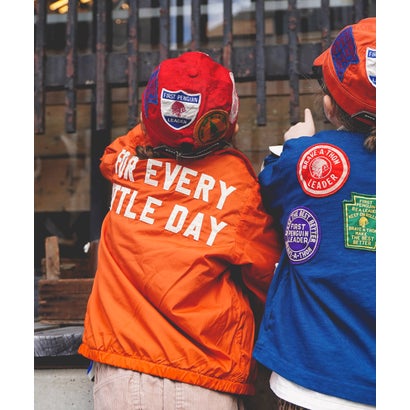 デニムダンガリー DENIM DUNGAREE MX Eleven Coach Jacket （ORANGE）｜詳細画像