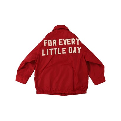 デニムダンガリー DENIM DUNGAREE MX Eleven Coach Jacket （RED）｜詳細画像