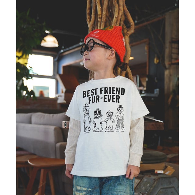 FRIEND L/S Tee （WHITE）