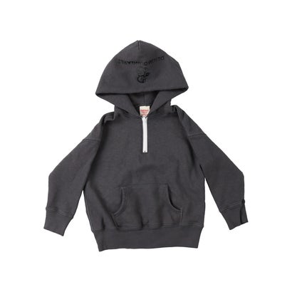 デニムダンガリー DENIM DUNGAREE PENNIE Half Zipup Hoodie （BLACK）｜詳細画像