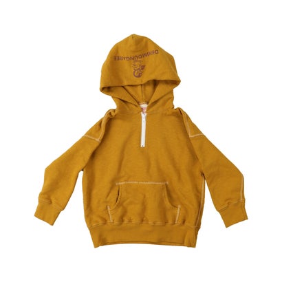 デニムダンガリー DENIM DUNGAREE PENNIE Half Zipup Hoodie （MUSTARD）｜詳細画像