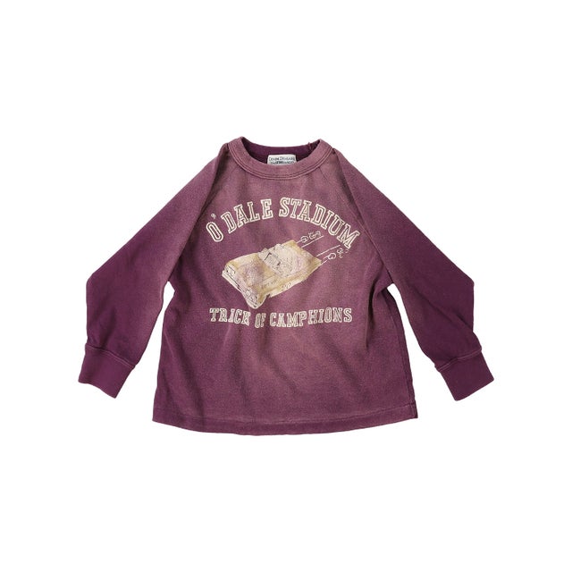 Vintage Cotton Jersey STADIUM L/S Tee （PURPLE）