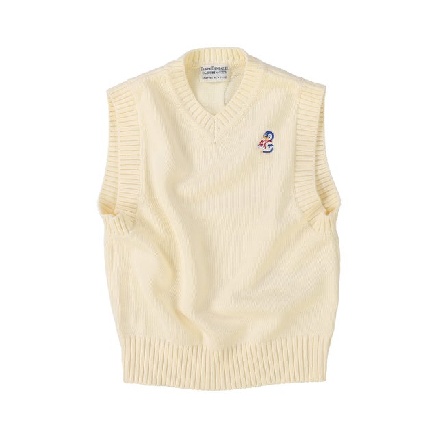 PENNIE Knitted Vest （WHITE）