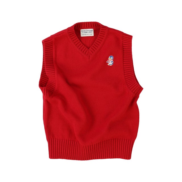 PENNIE Knitted Vest （RED）