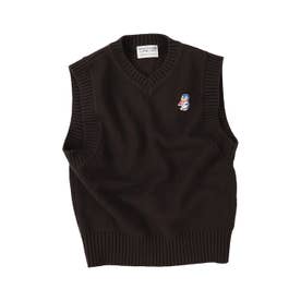 PENNIE Knitted Vest （BLACK）