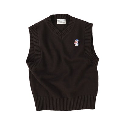PENNIE Knitted Vest （BLACK）｜詳細画像