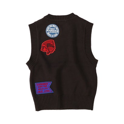 PENNIE Knitted Vest （BLACK）｜詳細画像