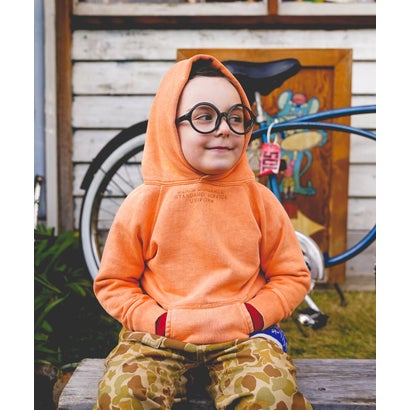 Vintage Pile Simple Hoodie （ORANGE）｜詳細画像