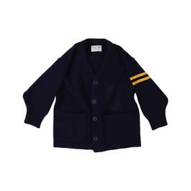 Cotton Lettered Cardigan （BLACK）