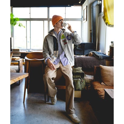Vintage Pile Remake Hoodie(MENS) （GRAY）｜詳細画像