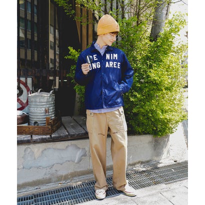 デニムダンガリー DENIM DUNGAREE MX Eleven Coach Jacket(MENS) （NAVY）｜詳細画像