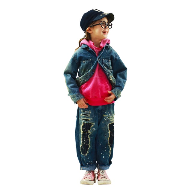 8oz Denim Remake Easy Pants （BLUE）