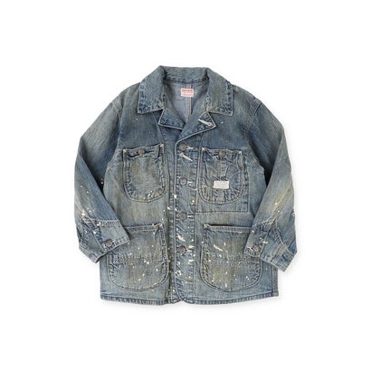 8oz Denim Coverall Jacket （BLUE）｜詳細画像