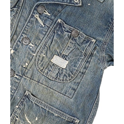 8oz Denim Coverall Jacket （BLUE）｜詳細画像