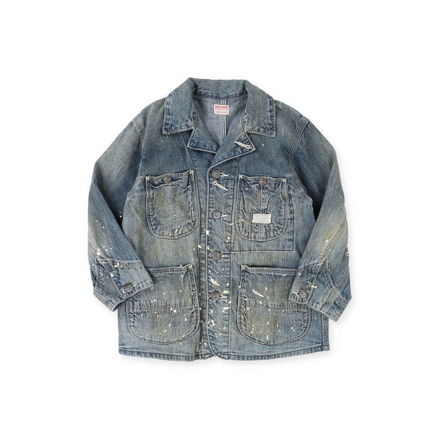 8oz Denim Coverall Jacket （BLUE）