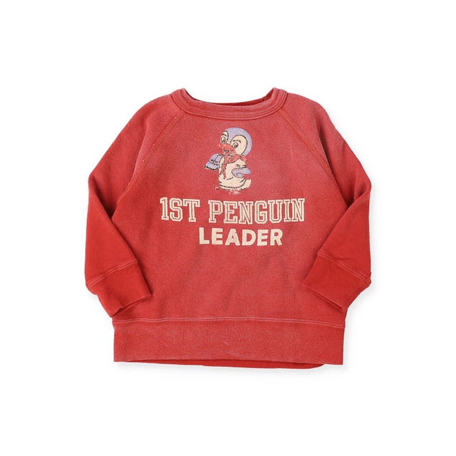Vintage Fleece PENNIE LEADER Sweat Shirt （DARK RED）