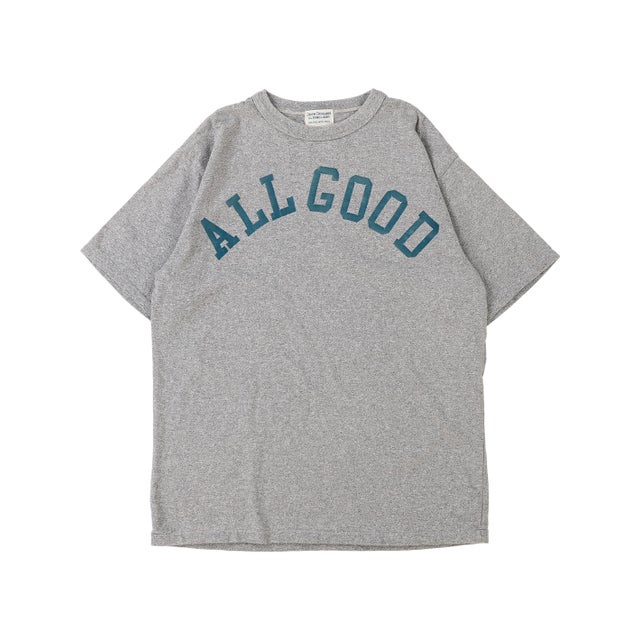 Vintage Cotton Jersey ALL GOOD Tee （GRAY）