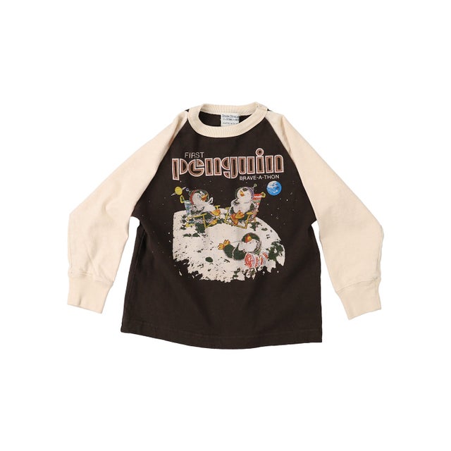 PENGUIN L/S Tee(LADIES) （BLACK）
