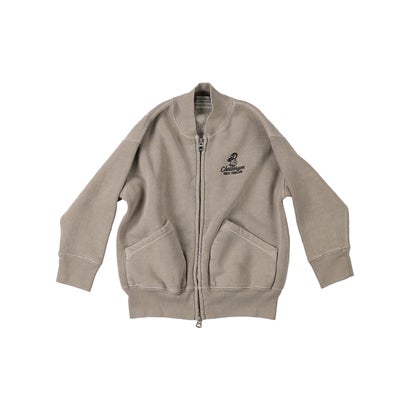 Brushed Fleece PENNIE Jacket(LADIES) （GRAY）｜詳細画像