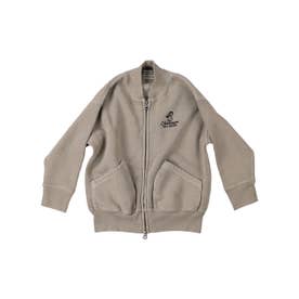 Brushed Fleece PENNIE Jacket(LADIES) （GRAY）