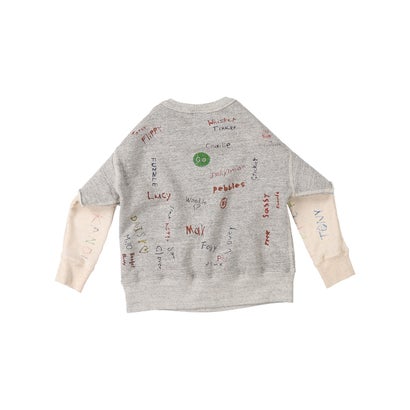 WIN Layered Sweatshirt(LADIES) （GRAY）｜詳細画像