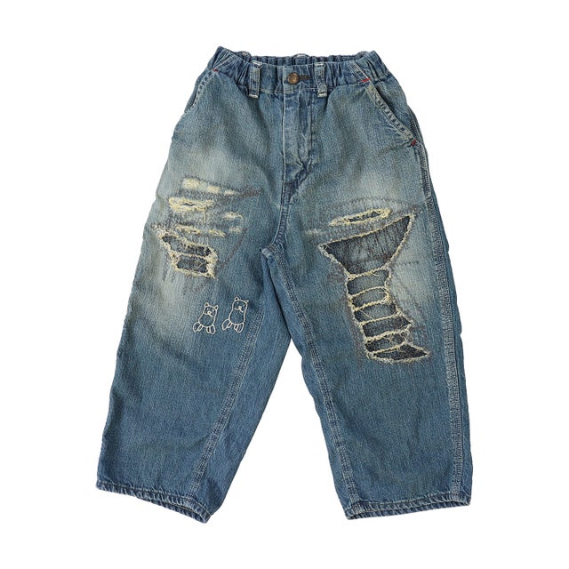 8oz Denim Custom Pants(LADIES) （BLUE）