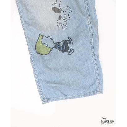 デニムダンガリー DENIM DUNGAREE Herringbone SNOOPY Overalls(LADIES) （LIGHT BLUE）｜詳細画像