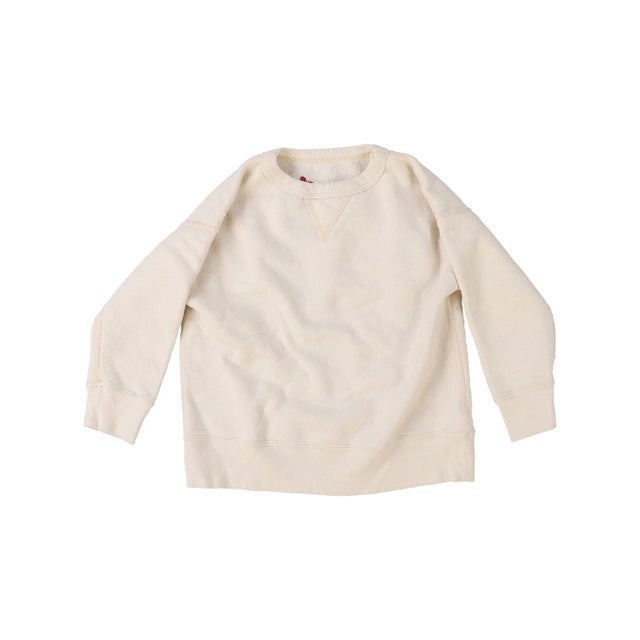 Vintage Pile RESPECT Sweatshirt(LADIES) （WHITE）