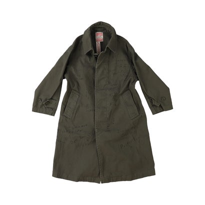 Vintage Duck Scribble Coat(LADIES) （KHAKI）｜詳細画像