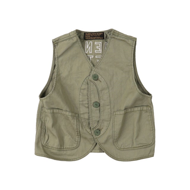 Twill Star Vest(LADIES) （ASH KHAKI）