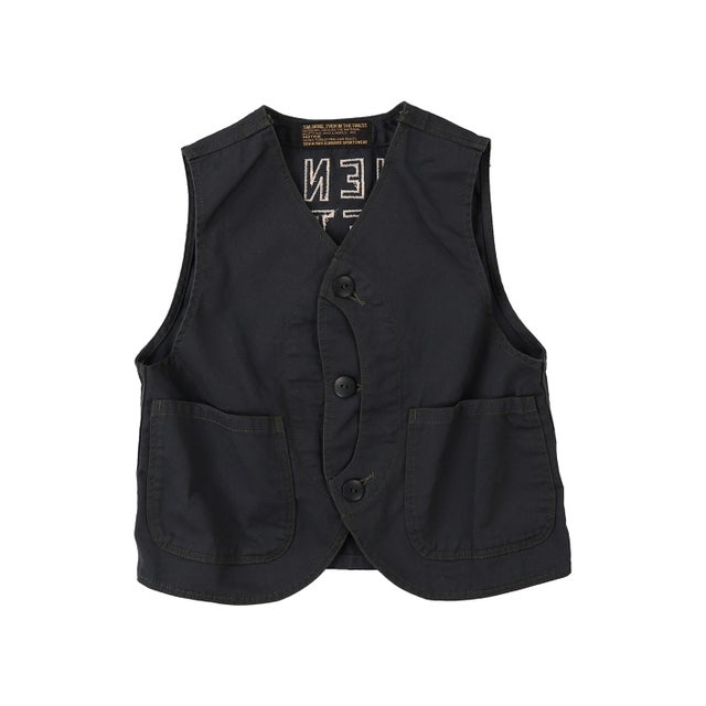 Twill Star Vest(LADIES) （CHARCOAL GRAY）