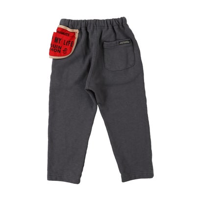 PENNIE Apron Sweatpants(LADIES) （BLACK）｜詳細画像
