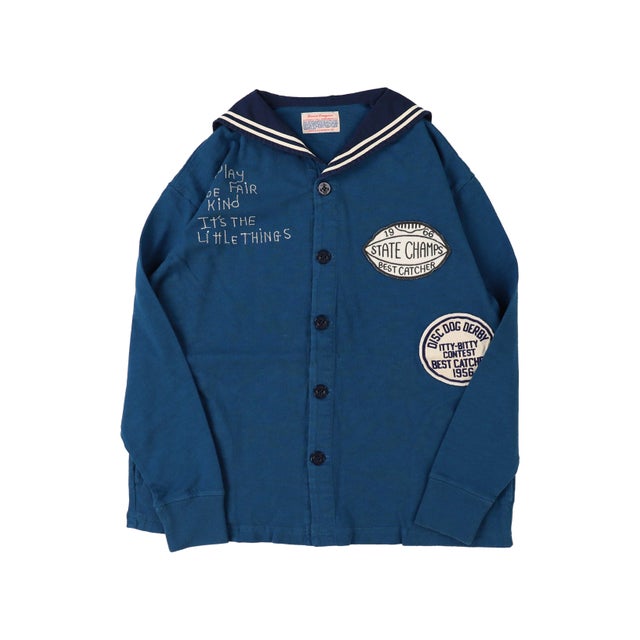 Sailor Cardigan(LADIES) （NAVY）