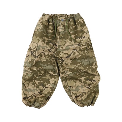 Digital Camouflage Cargo Pants(LADIES) （GREEN）｜詳細画像