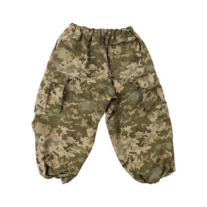 Digital Camouflage Cargo Pants(LADIES) （GREEN）｜詳細画像