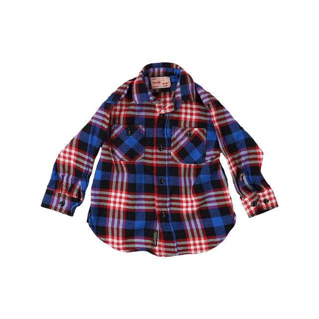 Plaid Shirt(LADIES) （BLUE）
