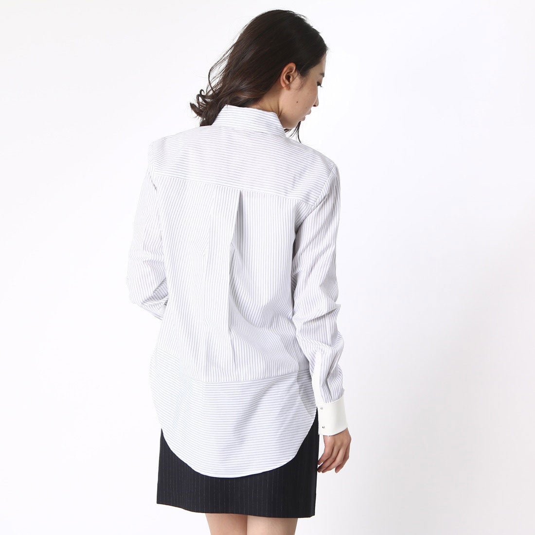 デレクラム テン クロスビー DEREK LAM 10 CROSBY l/s henley w back 