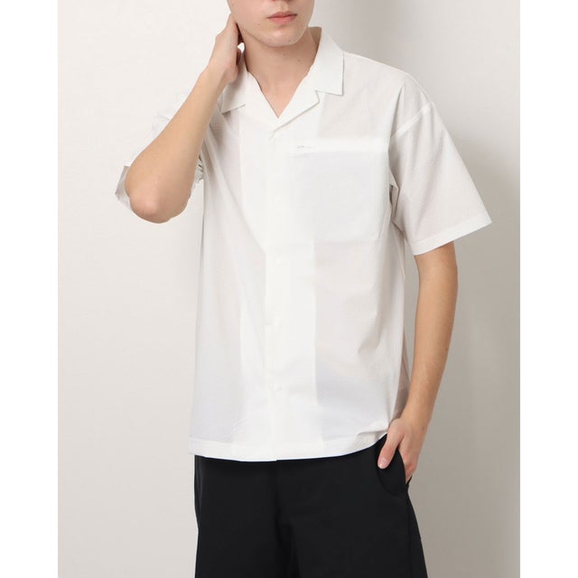 
                    メンズ 半袖シャツ オープンシャツ DX-C1774AP （ホワイト）