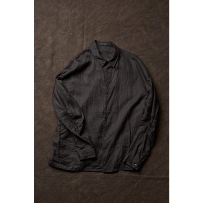 Loose fit shirt Vintage wash linen （BEIGE GRAY）｜詳細画像