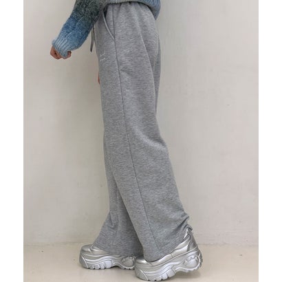 軽量☆厚底ソール レースアップ スニーカー （シルバー）｜詳細画像