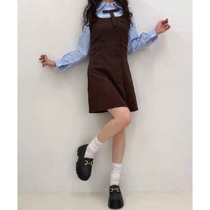 デメテル DEMETER 厚底 トリプルソール ビットローファー （ダークブラウン）｜詳細画像