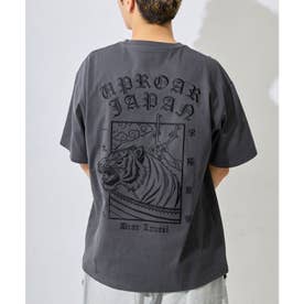 ディアローレル 半袖 Tシャツ メンズ ロゴ 和柄 （CGR）