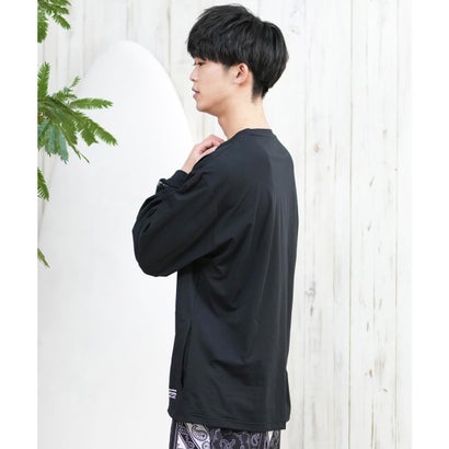 ディア ローレル DEAR LAUREL ディアローレル ラッシュガード メンズ 長袖 Tシャツ ロンT （BLK）｜詳細画像