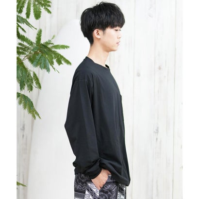 ディア ローレル DEAR LAUREL ディアローレル ラッシュガード メンズ 長袖 Tシャツ ロンT （BLK）｜詳細画像